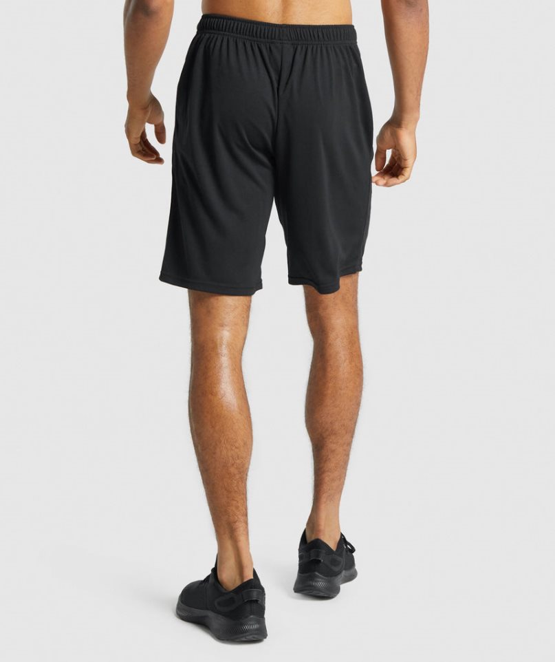 Men's Gymshark Arrival Knitted Shorts Black | CA 780NDA